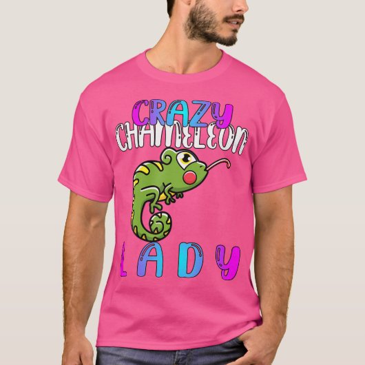 カメレ熱狂するオンレディ Tシャツ (正面)