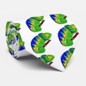 カメレ熱狂するオン ネクタイ (ロール)