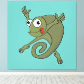 カメレ素晴らしオン キャンバスプリント (インサイチュ (ウッドフロア))