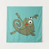 カメレ素晴らしオン タペストリー (正面(横))