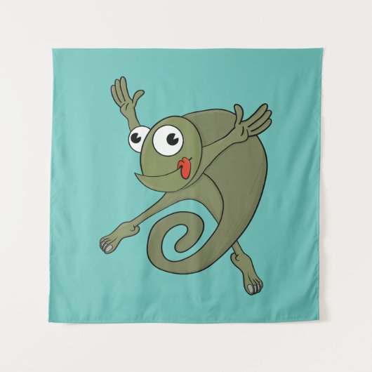 カメレ素晴らしオン タペストリー (正面)