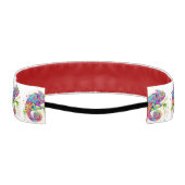 カメレ絵を描オンシンドウォーター色スタイル アスレチックヘッドバンド (裏面)