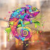 カメレ絵を描オンシンドウォーター色スタイル ウィンドウサイン (シート2)