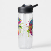 カメレ絵を描オンシンドウォーター色スタイル ウォーターボトル (左面)