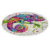 カメレ絵を描オンシンドウォーター色スタイル カッティングボード (角)