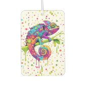 カメレ絵を描オンシンドウォーター色スタイル カーエアーフレッシュナー (正面)