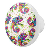 カメレ絵を描オンシンドウォーター色スタイル セラミックノブ (右)