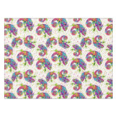 カメレ絵を描オンシンドウォーター色スタイル テーブルクロス (正面(横))