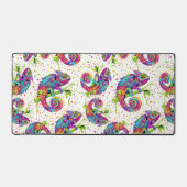 カメレ絵を描オンシンドウォーター色スタイル デスクマット (正面)