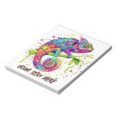 カメレ絵を描オンシンドウォーター色スタイル ノートパッド (回転)