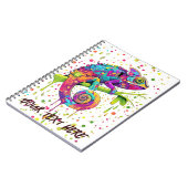 カメレ絵を描オンシンドウォーター色スタイル ノートブック (左側)