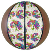 カメレ絵を描オンシンドウォーター色スタイル バスケットボール (縦)