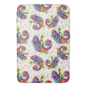 カメレ絵を描オンシンドウォーター色スタイル バスマット (正面縦)