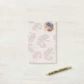 カメレ絵を描オンシンドウォーター色スタイル ポストイット (デスク上)