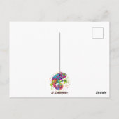 カメレ絵を描オンシンドウォーター色スタイル ポストカード (裏面)