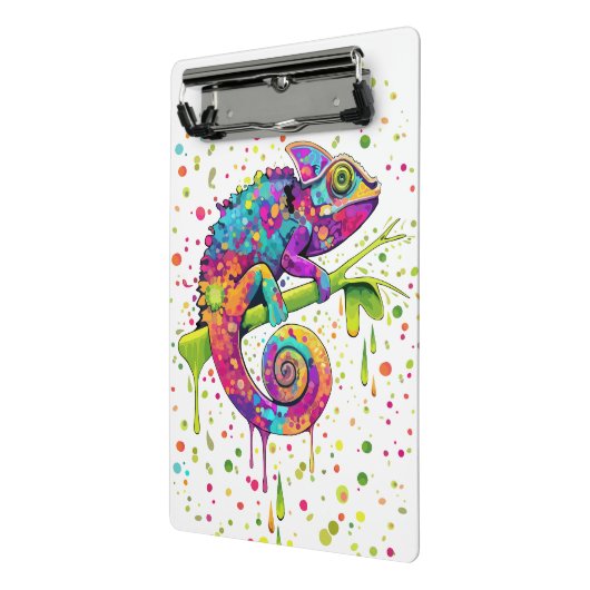 カメレ絵を描オンシンドウォーター色スタイル ミニクリップボード (アングル2)