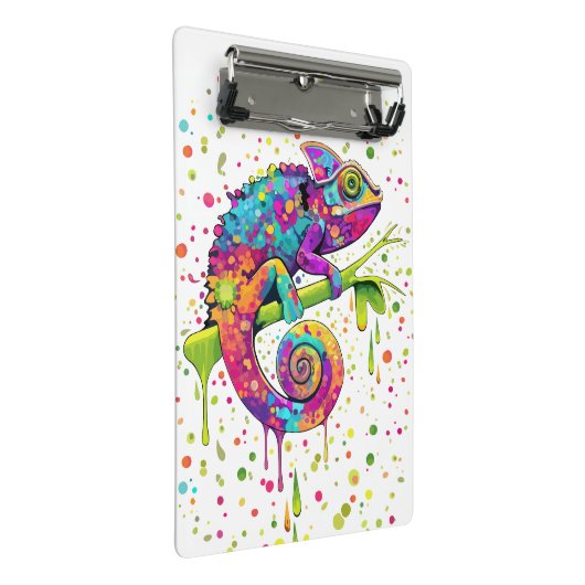 カメレ絵を描オンシンドウォーター色スタイル ミニクリップボード (アングル)