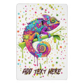 カメレ絵を描オンシンドウォーター色スタイル ミニクリップボード (裏面)