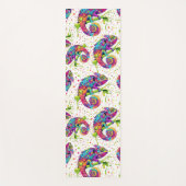 カメレ絵を描オンシンドウォーター色スタイル ヨガマット (正面)