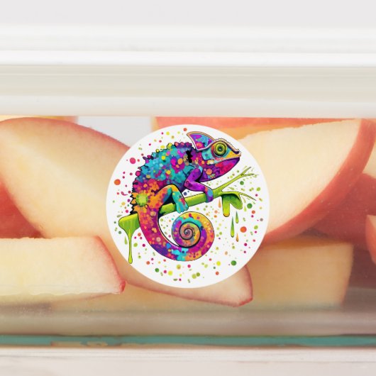 カメレ絵を描オンシンドウォーター色スタイル ラベル (貼付)