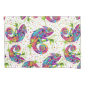 カメレ絵を描オンシンドウォーター色スタイル 枕カバー (正面左)