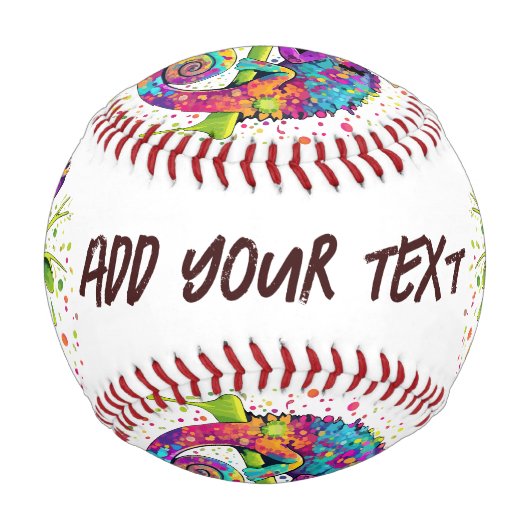 カメレ絵を描オンシンドウォーター色スタイル 野球ボール (正面)