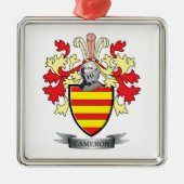 カメロンの家紋の紋章付き外衣 メタルオーナメント (正面)