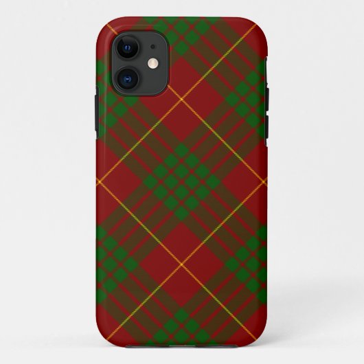 カメロンタータンチェックレッドグリーンプレイド Case-Mate iPhoneケース (裏面)