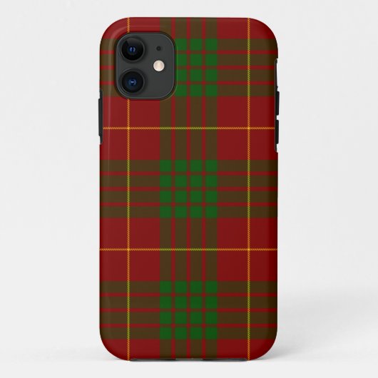 カメロンタータンチェックレッドグリーンプレイド Case-Mate iPhoneケース (裏面)