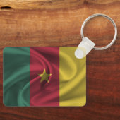 カメロン国旗のキーチェーン キーホルダー (正面)