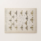 カメロン1883-1890年からの蜂そしてスズメバチ ジグソーパズル (横)