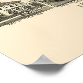 カメロン、WVパノラママップ – 1899 ポスター (角)