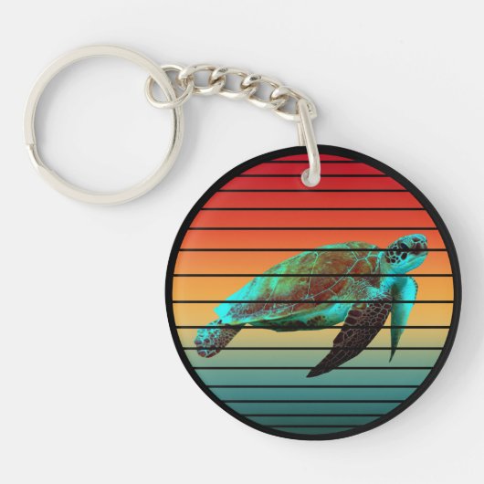 カメヴィンテージ キーホルダー (正面)