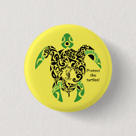 カメ保護のバッジ！カゴウスタイル 缶バッジ