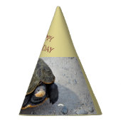 カメ写真 パーティーハット (右)