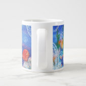 カメ夢を見るエクスプレッソマグカップ ジャンボコーヒーマグカップ (裏面)