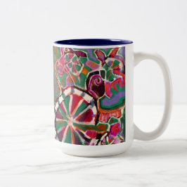 カメ好きにはたまらないTurtle Mug no. 12 ツートーンマグカップ