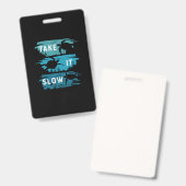 カメ好き | ゆっくり進め バッジ (正面＆裏面)