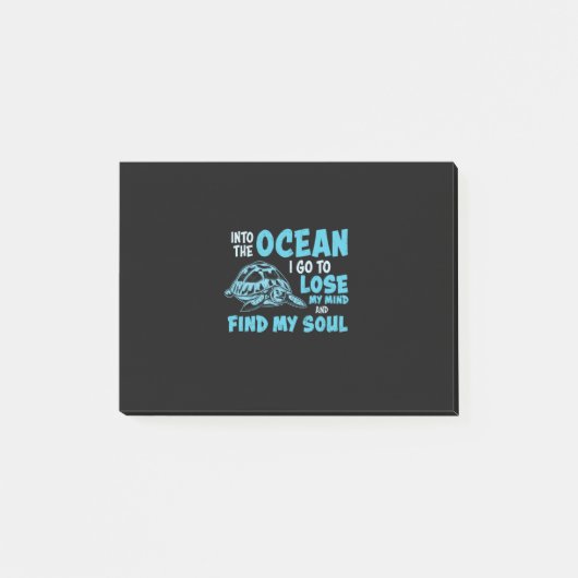 カメ好き | 海へ ポストイット (正面)
