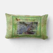 カメ忍耐力感動的 ランバークッション (裏面)