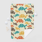 カメ数々のラ ゴルフタオル (インサイチュ)