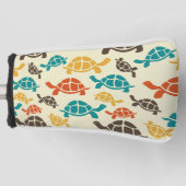 カメ数々のラ ゴルフヘッドカバー (正面)