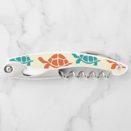 カメ数々のラ ソムリエナイフ