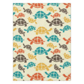 カメ数々のラ テーブルクロス (正面)