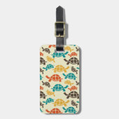 カメ数々のラ ラゲッジタグ (正面縦)