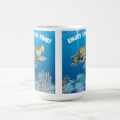 カメ楽しむラ コーヒーマグカップ (中央)