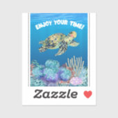 カメ楽しむラ シール (シート)