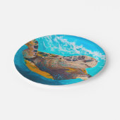 カメ水中紙プレート ペーパープレート (アングル)