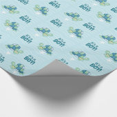 カメ湾それは男の子の包装紙です ラッピングペーパー (角)