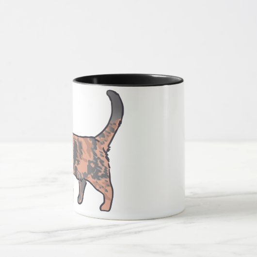 カメ猫 マグカップ (中央)